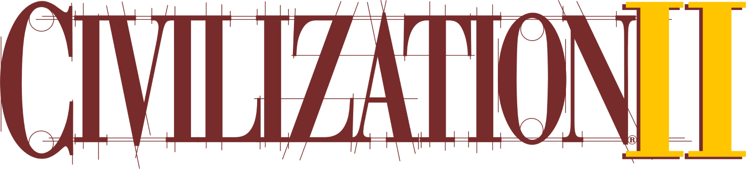 Civilization II logo for Playstation
